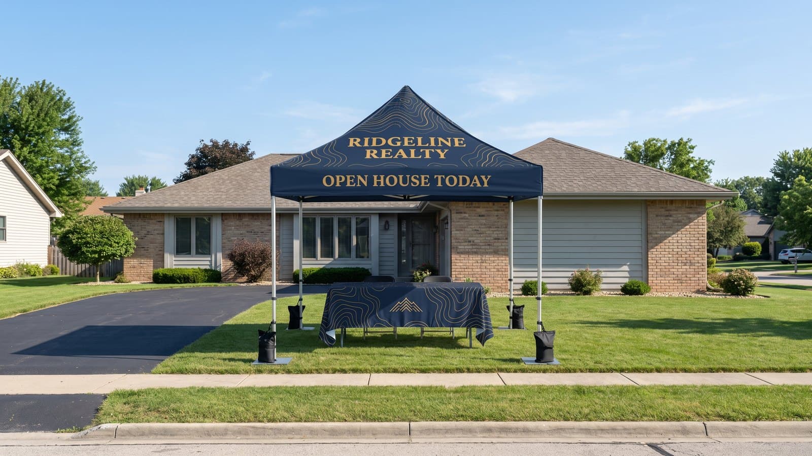 Canopy Tents for Open Houses: Sizes, Branding, Cost