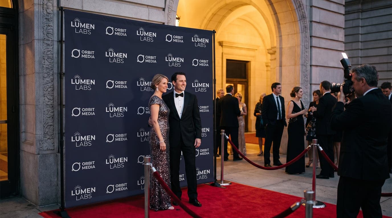 Step and Repeat Banners: 8, 9 and 10 ft Photo Walls