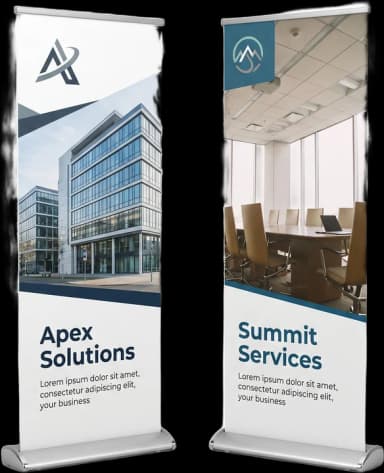 Custom Banner Stands from InlineGraphics