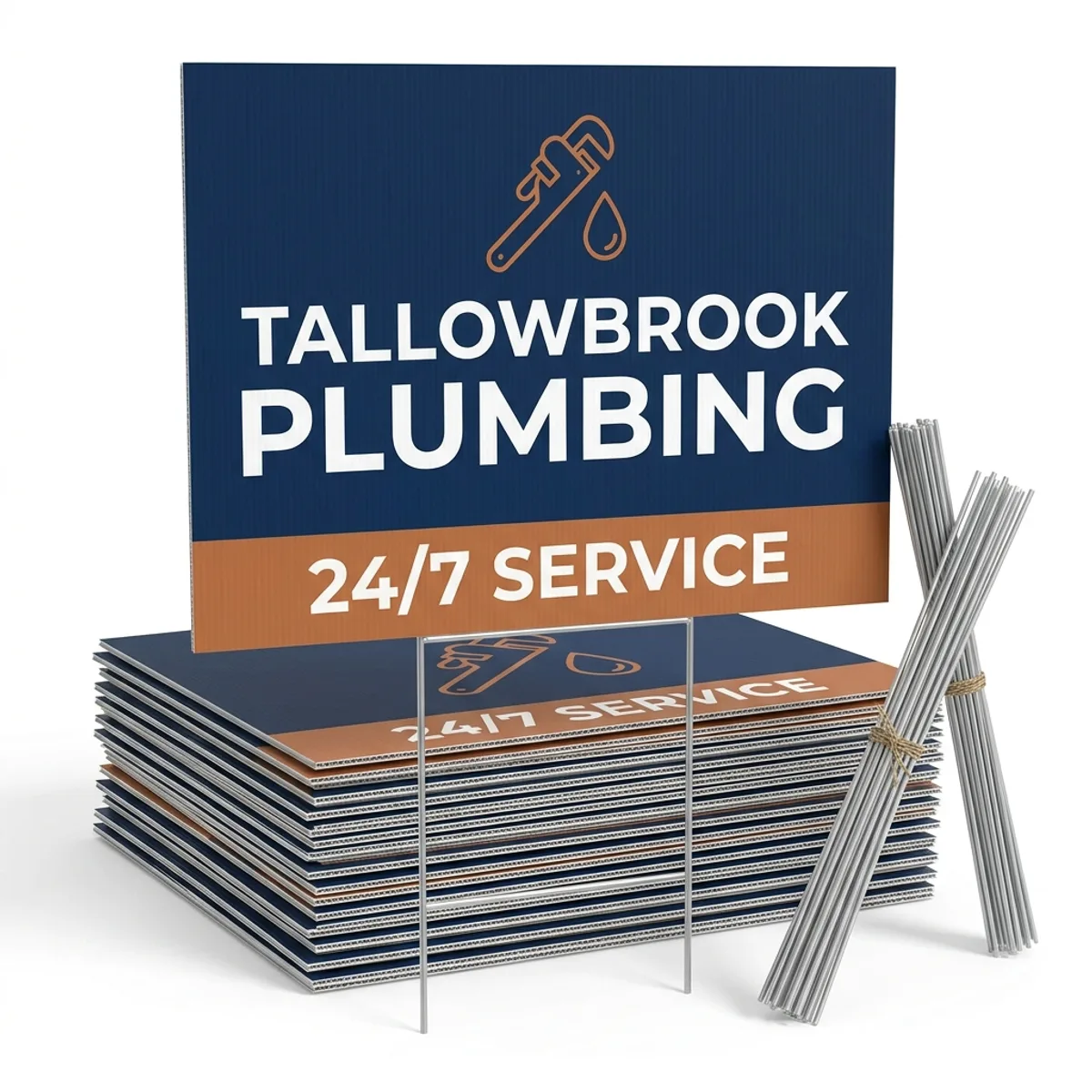 Standard Sign + Stake Packs 18" x 24"