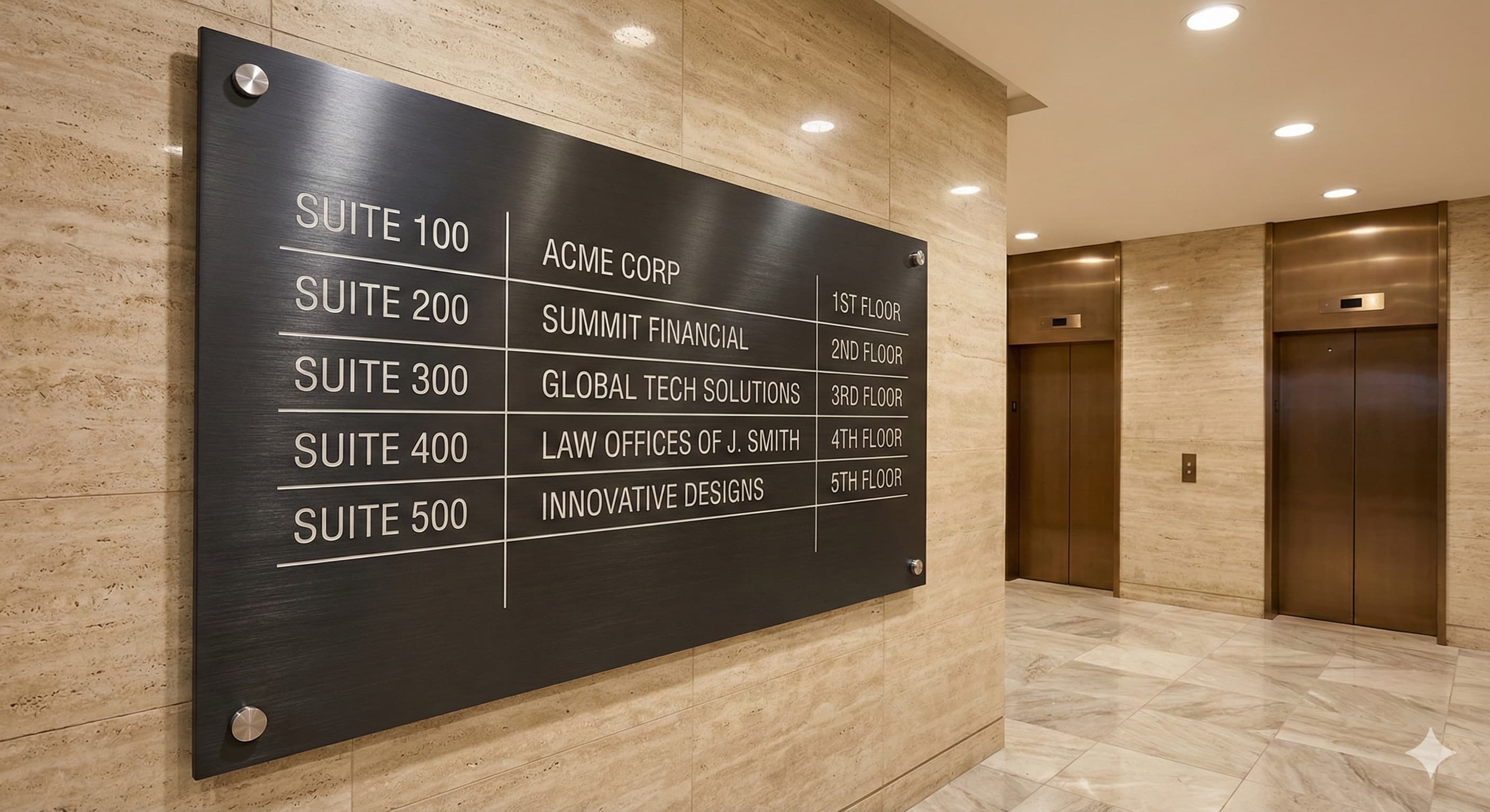 Directory Signs