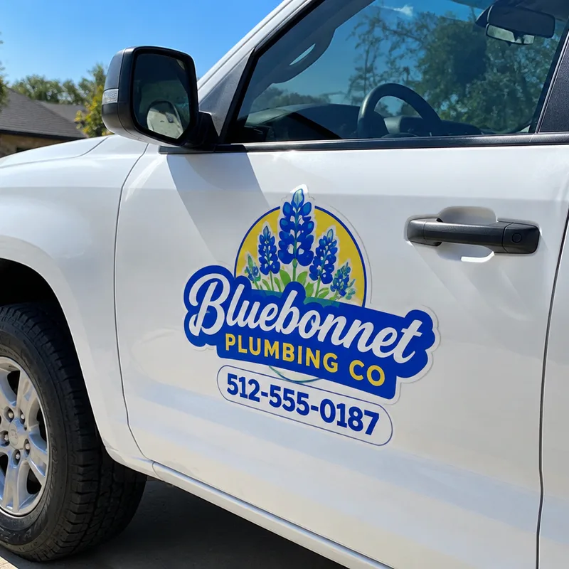 Custom Car and Truck Door Decals for Your Business