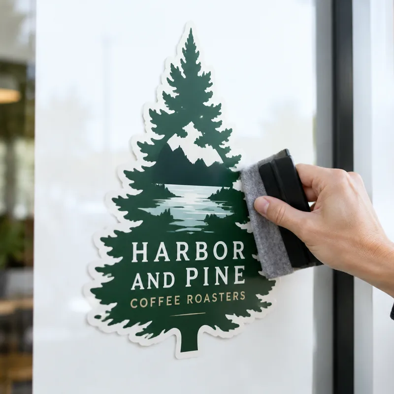 Custom Die-Cut Vinyl Decals in Any Size