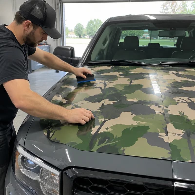 Custom Printed Hood Wraps