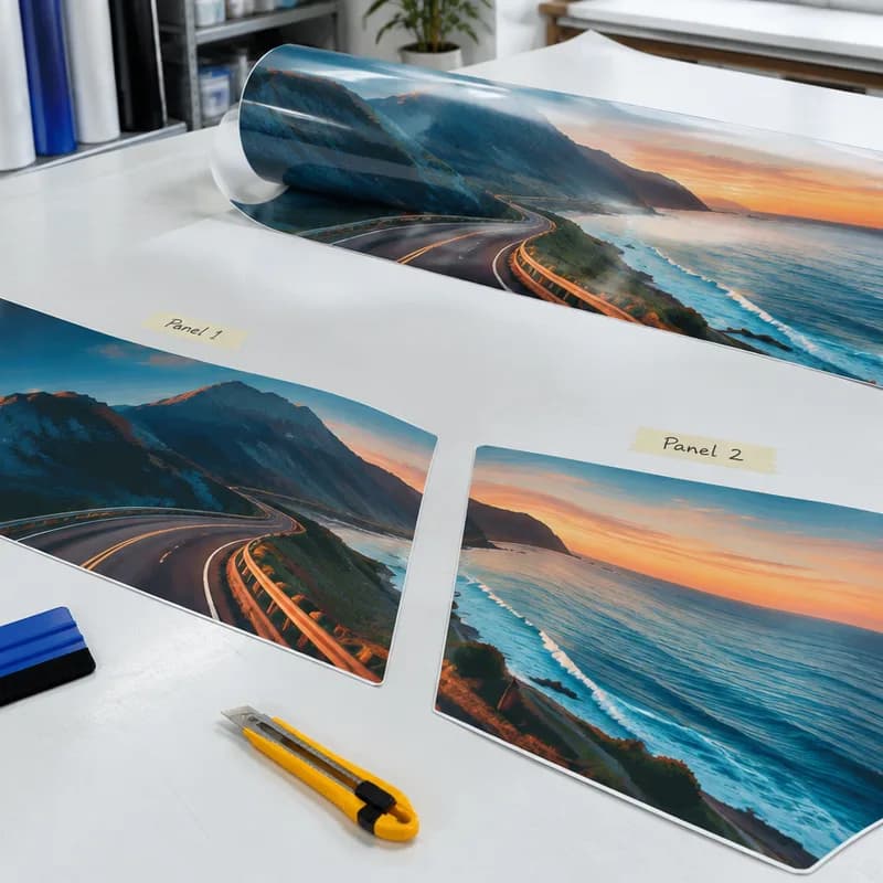 Custom Printed Wrap Vinyl, Sold by the Square Foot