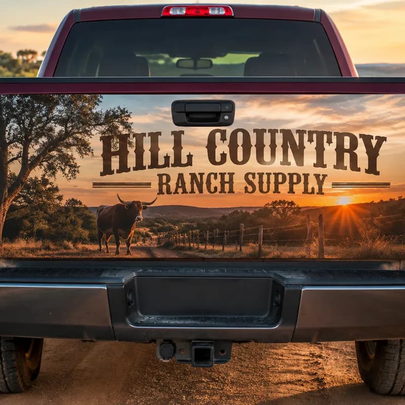 Custom Printed Tailgate Wraps