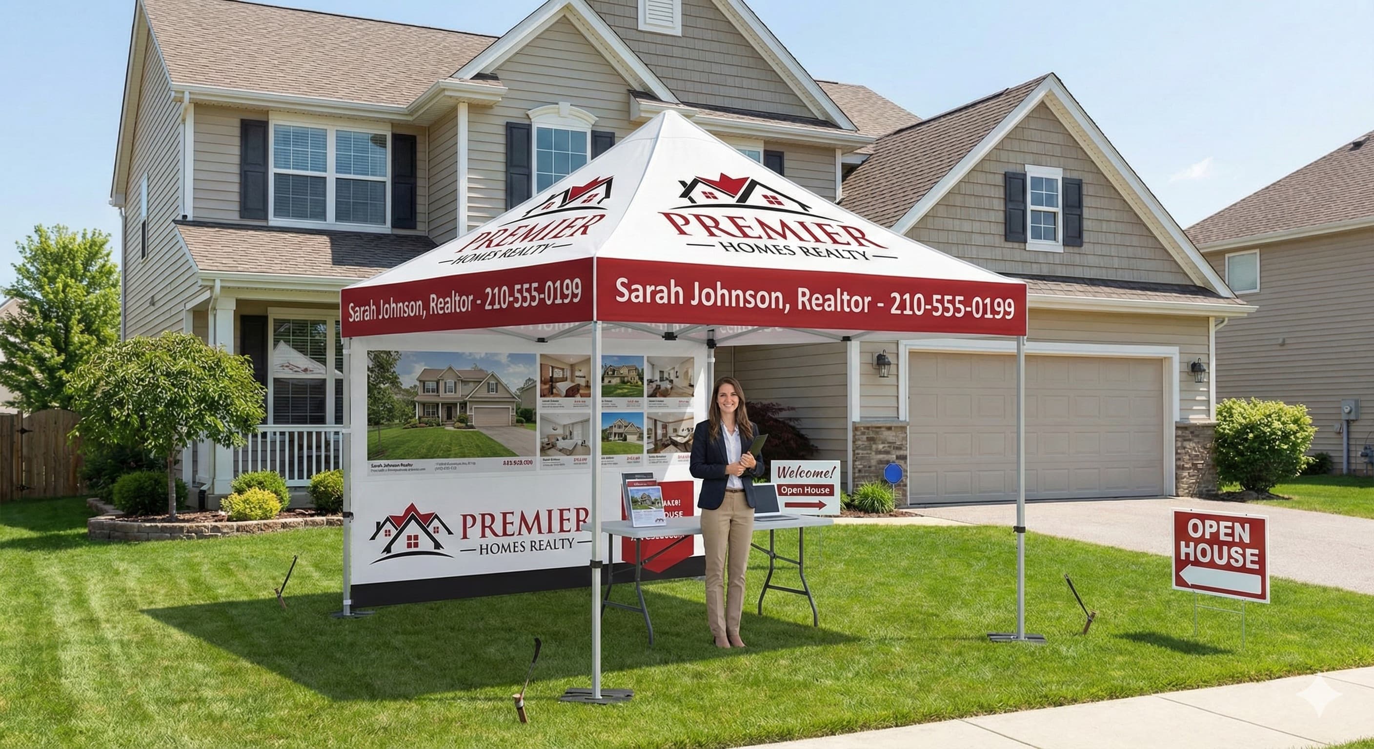 10ft Custom Event Tent