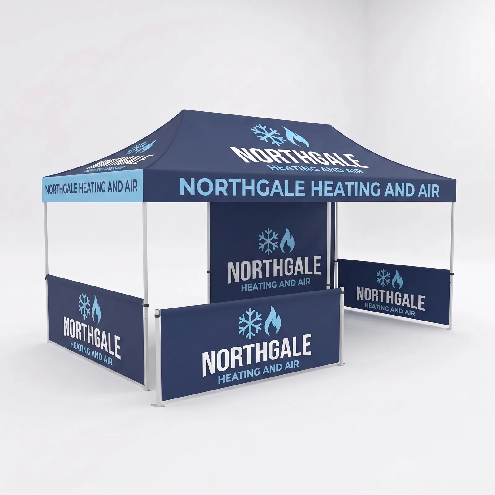 10x20 Tent Half Wall