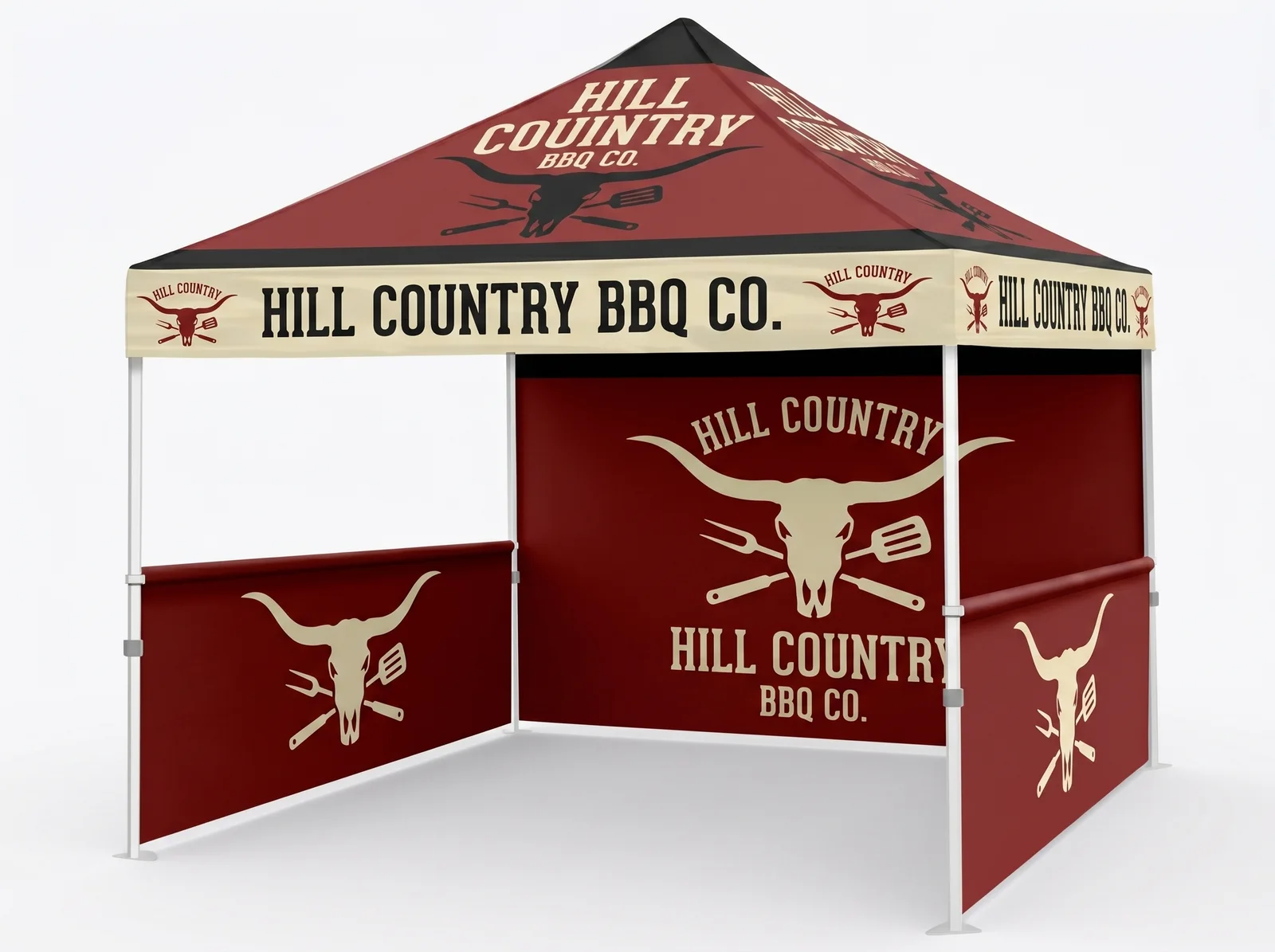 10x10 Tent Half Wall