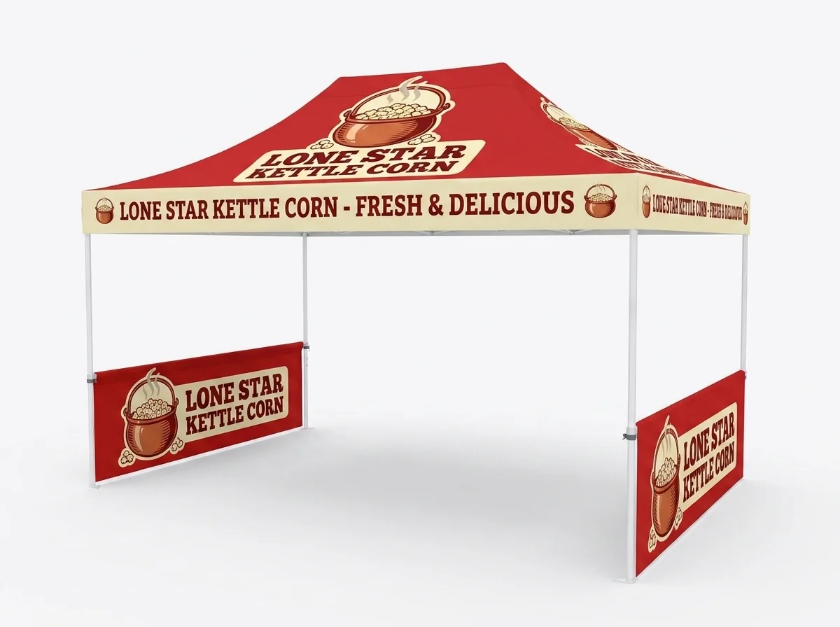 10x15 Tent Half Wall