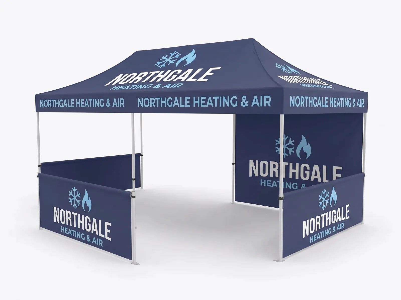 10x20 Tent Half Wall