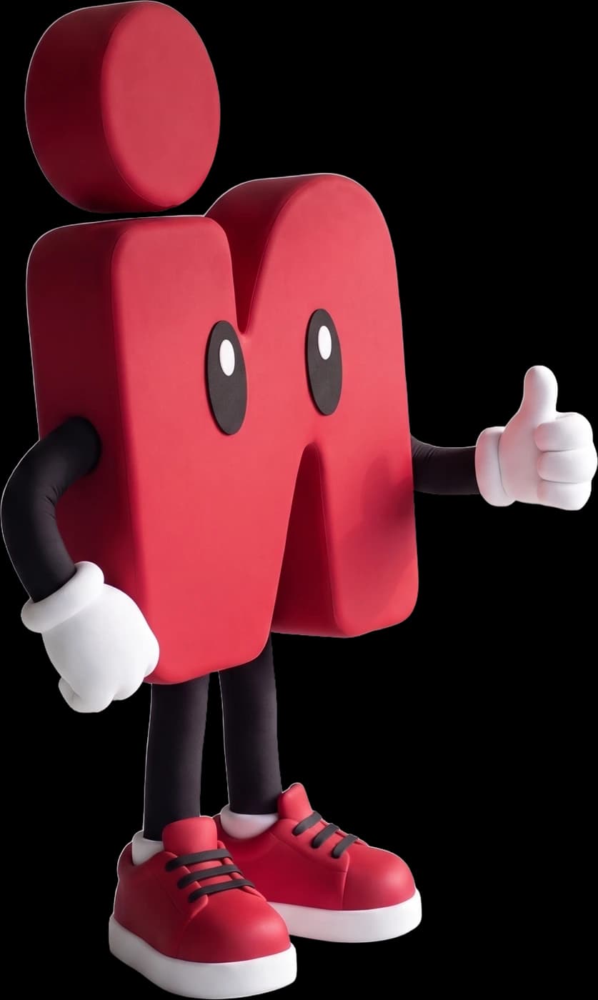 Mr. IN, the Inline Graphics mascot