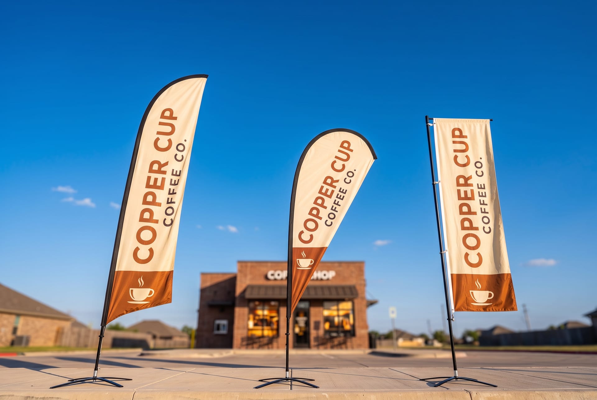 Custom Advertising Flags in San Antonio