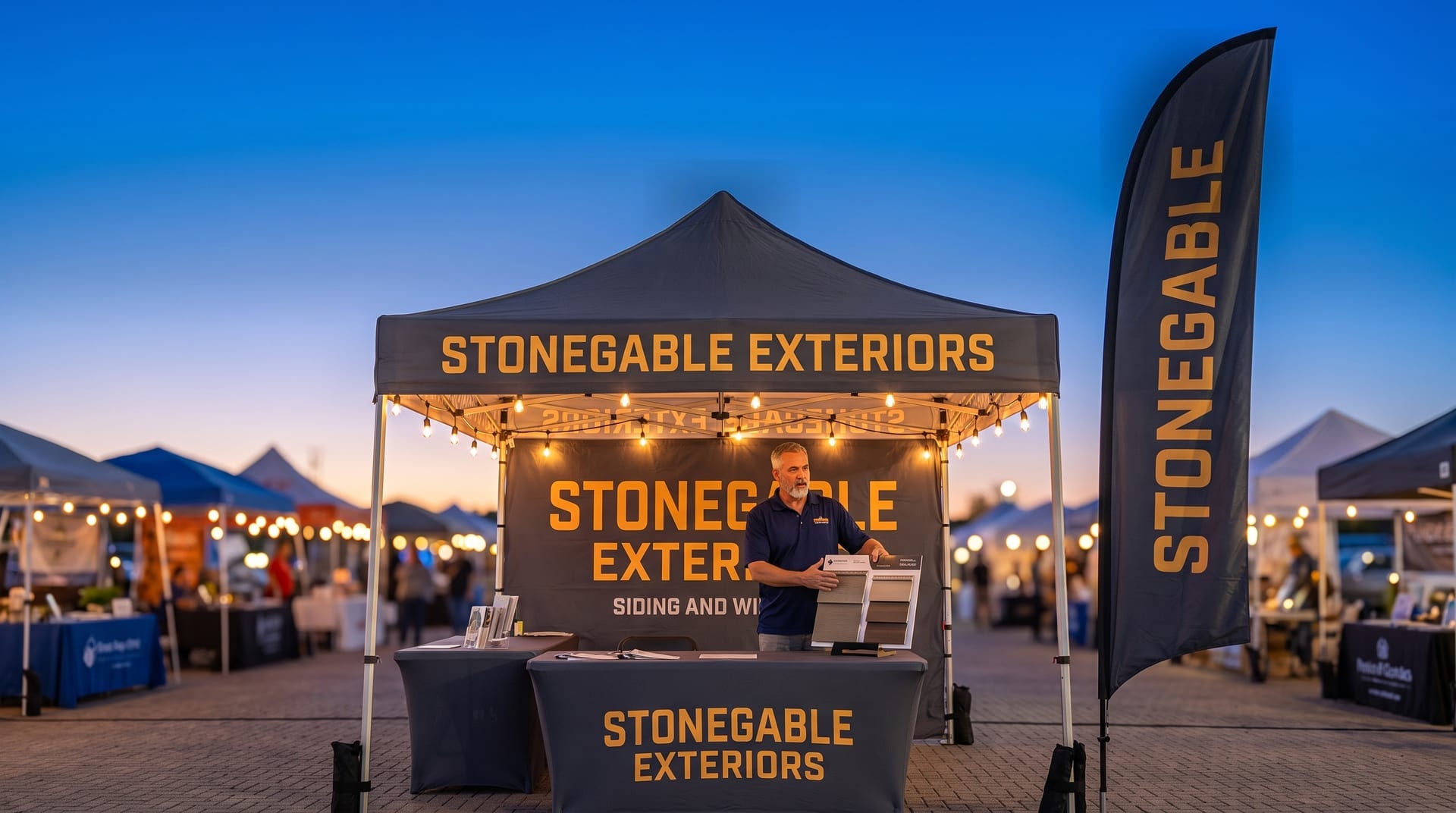 Custom Canopy Tents printed by InlineGraphics