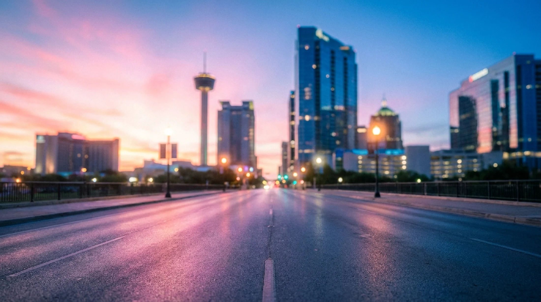 Downtown San Antonio commercial buildings served by Inline Graphics